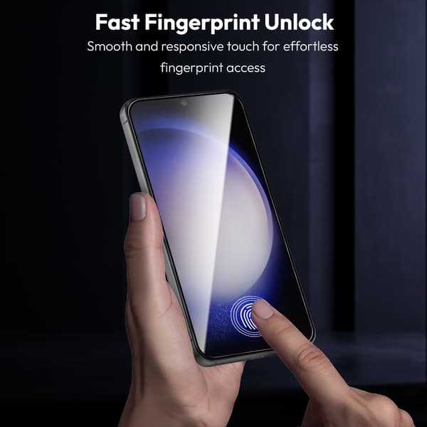 [KK]2-Pack Samsung S23 Screen Protector - Tempered Glass | [Automatic Installation] - Bubble-Free Samsung S23