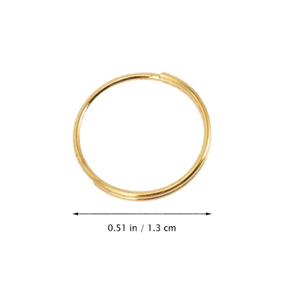 300 stk. Lysekrone Forbindelsesring DIY Krystalkugle Ring Belysningstilbehør