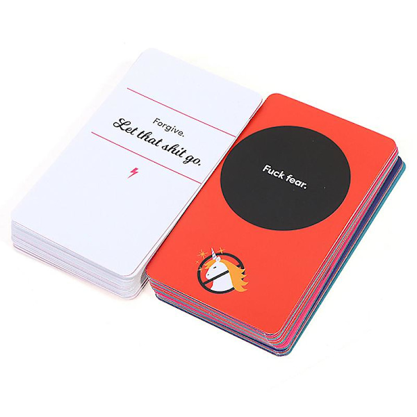 Rebel Deck Tarot Engelskt Schackbrädespel Spådom Förutspår Multiplayer-spel Red 1Box