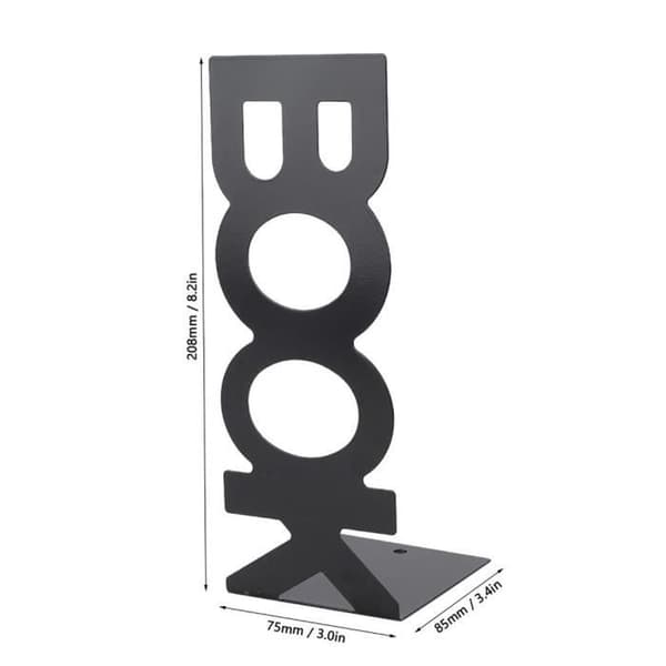Bogstøtter - VINGVO - Metal - Sort - Bogdesign - Robust konstruktion