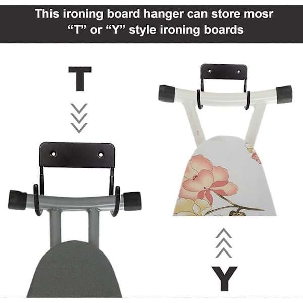 Strygebræt Væghænger, Jern Hænger Vægmontering, Strygebræt Vægmontering, Strygebræt Hænger Vægmontering, Jernholder Vægmontering, Strygebræt Montering