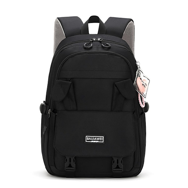 School Bags for Girls, Backpack Ladies Waterproof (Black)