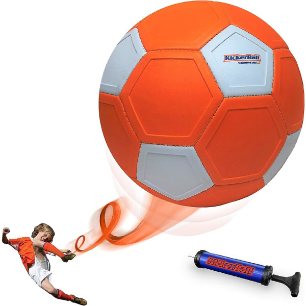 Kickerball - Curve and Swerve Fotboll/fotbollsleksak - Kick Like The Proffsen, bra present till pojkar och flickor - Perfekt för utomhus- och inomhusmatcher eller spel