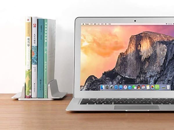 Bærbar computerstander, lodret bærbar computerstander, justerbar stander til Macbook/Notebook/Surface Pro og iPad