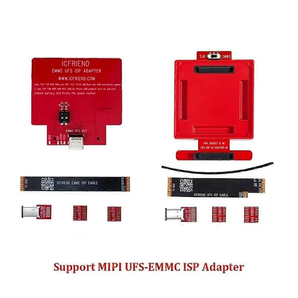 EST ICFRIEND-SOVITIN TUKEE MIPI UFS-EMMC ISP -SOVITINTA MIPITESTER / F64 -Sovitin + ISP Red