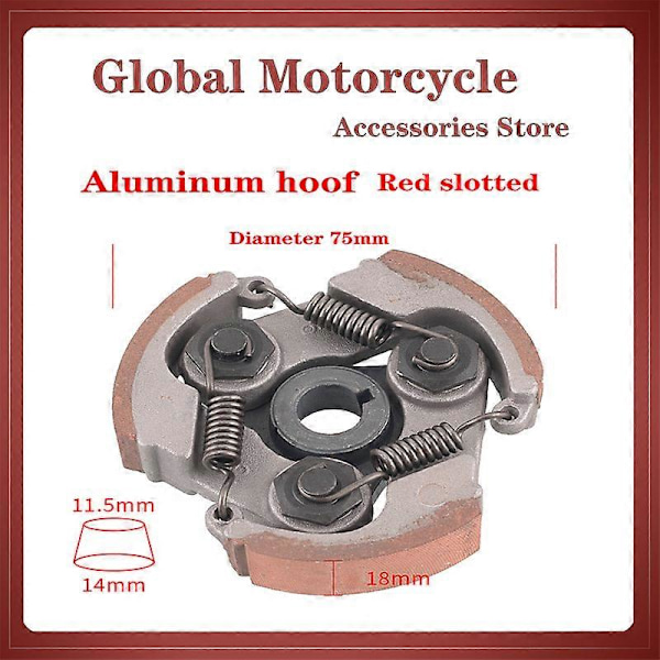 Helt ny høykvalitets 47cc 49cc Minimoto Mini Moto Quad ATV buggy Quadard 3 sko clutch 2T fjær Ged slotless