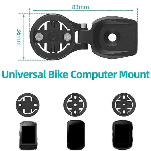 Cykelcomputerholder Justerbar Montering Stopur Speedometer Støtteholder Cykelcomputer Frempindsholder