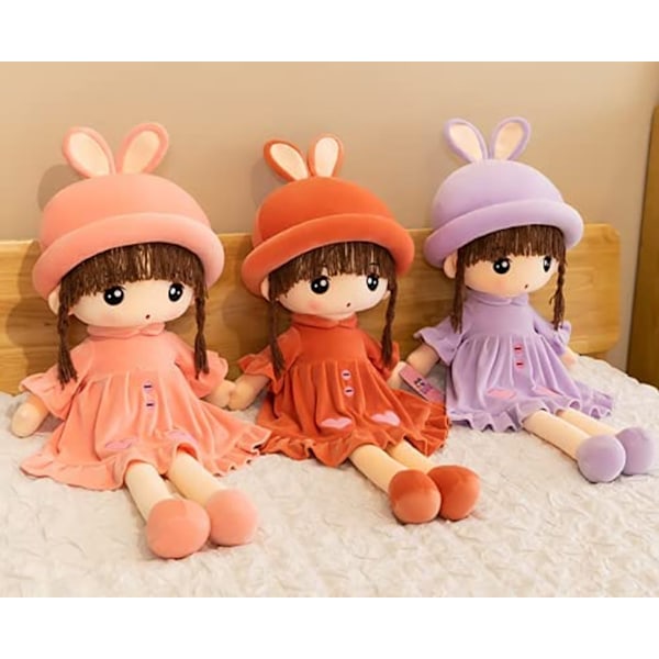 Söpö rätti-nukke tyttö pehmeä plussilelu vauva mini prinsessanukke sisällä