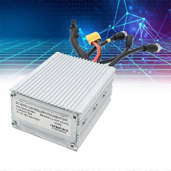 48V 50A Dual Drive Controller til G-Booster Integreret Dual Drive Controller El-løbehjul Tilbehør Silver