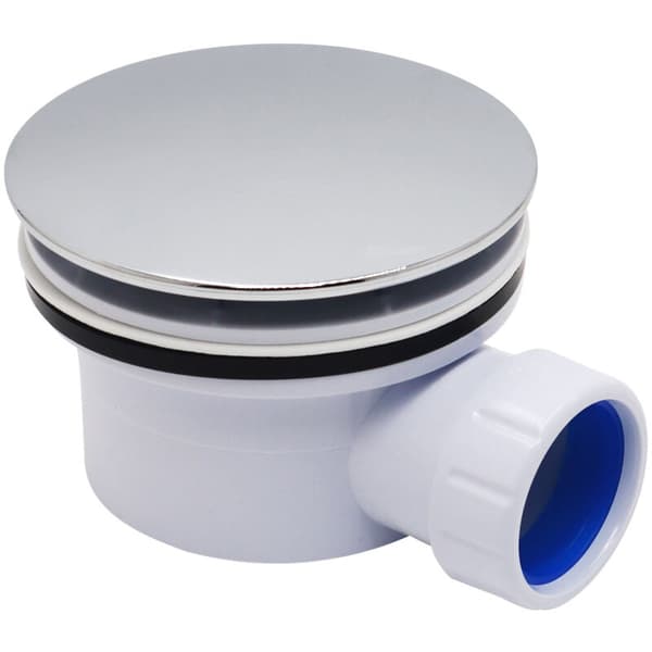 [KK] 【jia】2PCS 71108102 ABS Dome Extra-Flat Duschavlopp, Vit KLB