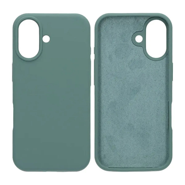 [KK]Soft Silicone Case for iPhone 17 - Green