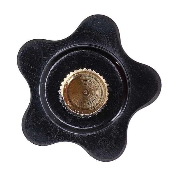 5 stk M8 innvendig gjenge 32 mm stjernehode klemknapphåndtak black