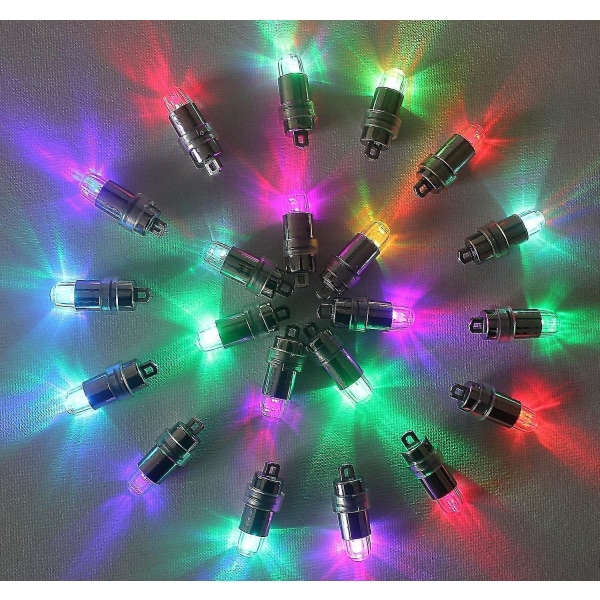 60st Mini LED-ballongljus Små lyktljus för ballonger, papperslyktor, hantverk, halloween, bröllop, festdekorationer Strängljus