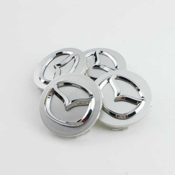 [KK]4-pack Wheel Hub Caps for Mazda, 57mm, Center Lock M
