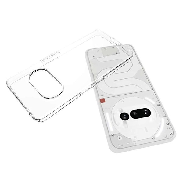 För Nothing Phone (3a) Transparent Mobilskal Vattenmärkesresistent TPU Baksida