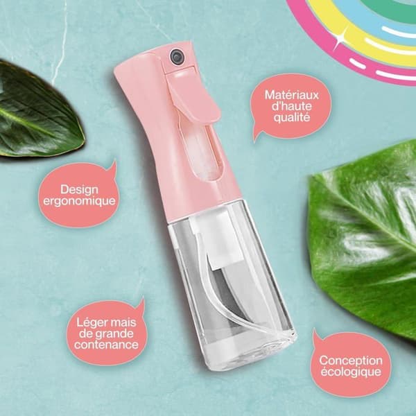 200 ml påfyllbar vanntåke - Ansiktståke i lommestørrelse - Multifunksjonell vannsprøyte: Romdufter, planter