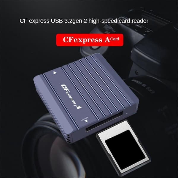 CFexpress Typ A Kortläsare CFexpress Läsaradapter CFexpress Kortläsare USB3.2 10Gbps USB C CFexpress Kortläsare Space Gray