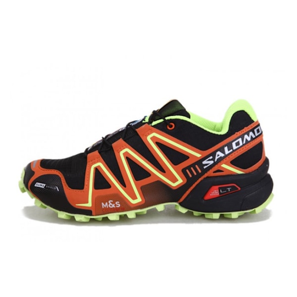 Salomon Speedcross 3 juoksukengät urheilukengät vaelluskengät musta oranssi Black-Orange 47
