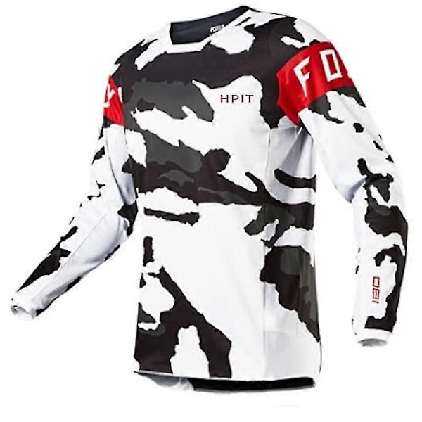 2020 Herre Downhill Trøyer Hpit Fox Mountain Bike Mtb Skjorter Offroad Dh Motorsykkel Trøye Motocross Sportsklær Klær Fxr Sykkel Jersey5 XL