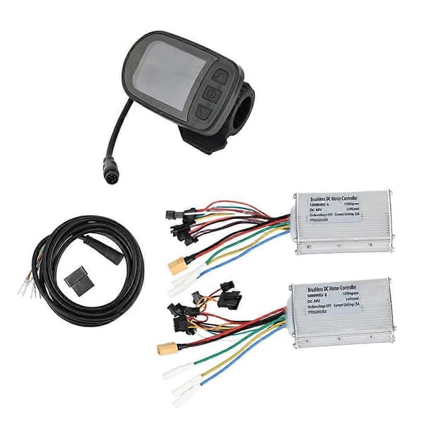 Scooter LCD Display 48V 25A Controller til KUGOO G-Booster El-Scooter Dashboard Forreste Bageste Controller Reservedele