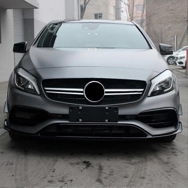 Front Bumper Spoiler Dekorativ Front Bumper Lip For A-Klasse W176 -Line A45 2015-2018
