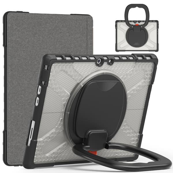 [KK] TPU + PC surfplattefodral kompatibelt med MicroSoft Surface Pro 8 Transparent