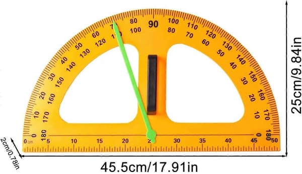 Stor gradskive 50 cm magnetisk pekergradskive