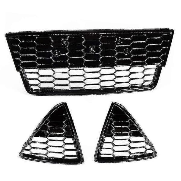 3 stk. bil honeycomb front støtfanger nedre grill for Focus 2012-2014