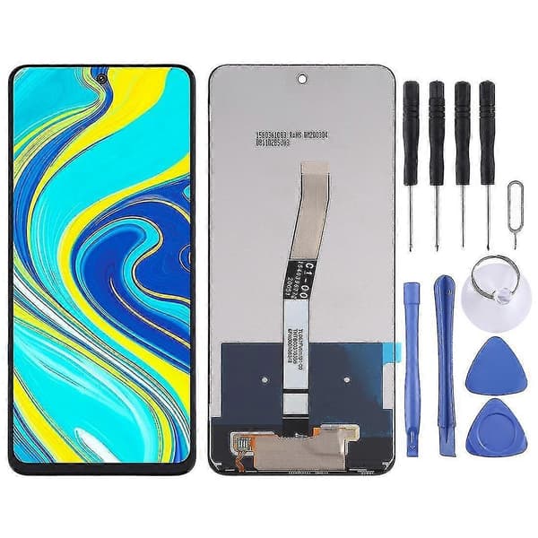 Skærmenhed til Redmi Note 9 Pro Indien version