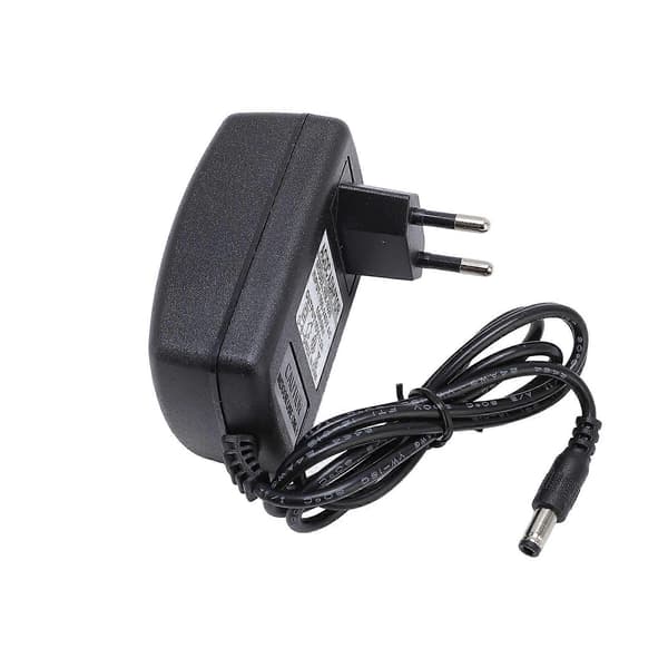 10V 2A strømadapter for LED-skilt, sikkerhetskameraer, spillkonsoller, EU-plugg, 5,5x2,5 mm