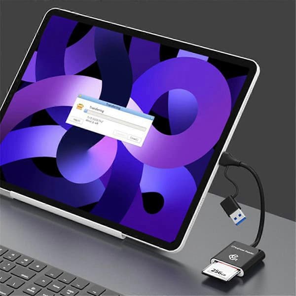 USB 3.2-kortläsare CFexpress typ B 10 Gbps för SLR Black