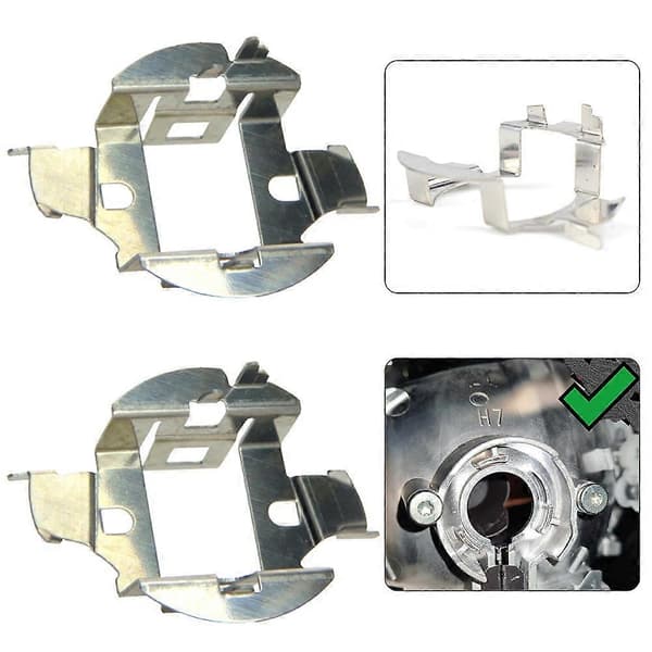 Hassle 2x H7 HID frontlyspære lysholder klipsadapter