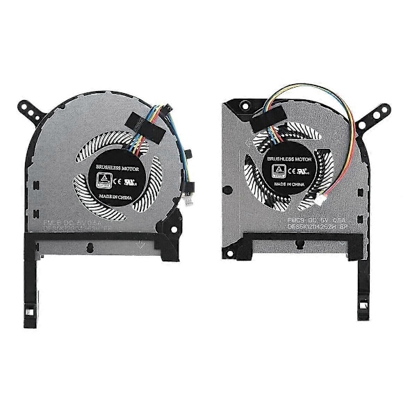 CPU GPU Kjølevifte for ASUS FX505 FX505GE FX95DU FX95G FX705G FX505D FX86FE FX86FM FX86SM As Shown