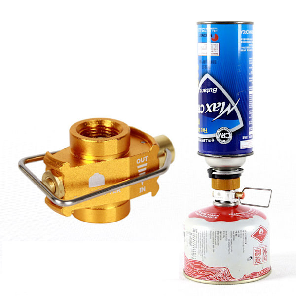 Camping Gas Saver Plus Gasomvandlare Påfyllning Platt Tank