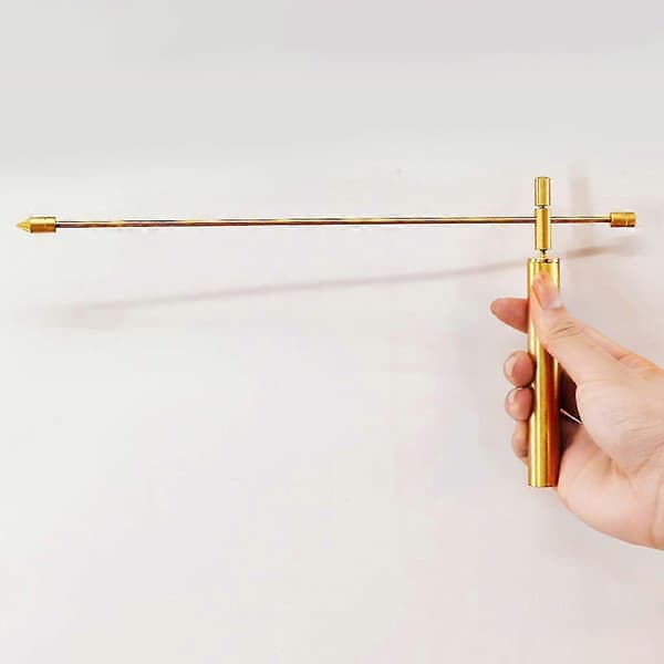 Kobber Dowsing Stænger Kobber Håndholdt Dowser Stave Divining Hekseværktøj