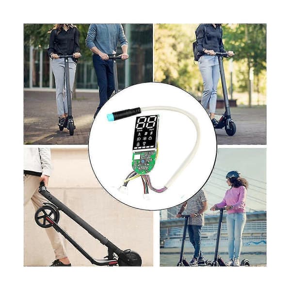 For Pro Scooter Bluetooth Dashboard+Bryterpanel Kretskort Scooter Meter for Elektrisk Scooter As Shown
