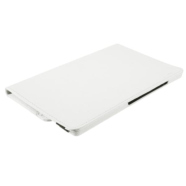 [KK] Compatible with Samsung Galaxy Tab A11+ 360 Litchi Case - White Vit white