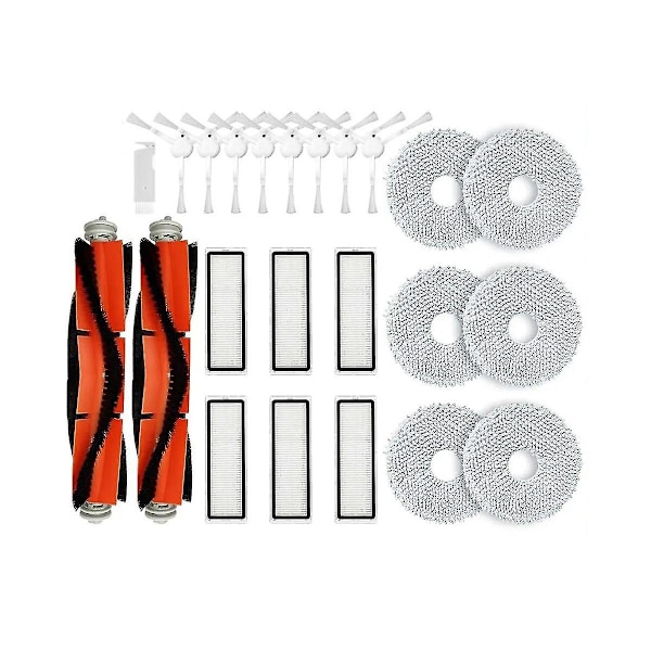 Varuosat Tarvikkeet Pääsivuharja Hepa-suodatin Mop-liina Liina (Kuten kuvassa) Xiaomi Robot Vacuum S10+ / S10 Plus /s10/L10S: