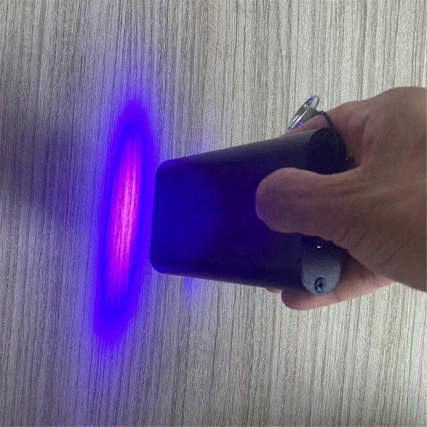 Hiustenpidennys UV-valo Ladattava Kannettava Nopea Kovettuva Peruukipidennys LED UV L Black