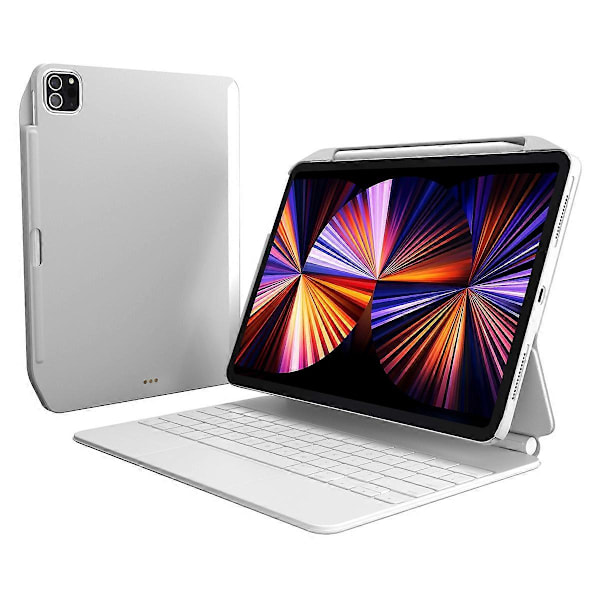 CoverBuddy for iPad Pro 11 (2022) / (2021) / (2020) / (2018) / iPad Air (2020) / (2022) nettbrettdeksel Multicolor White