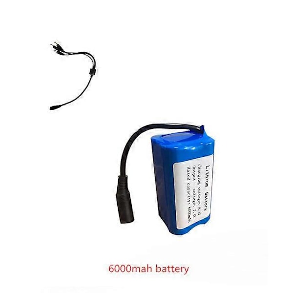 7.4V 12000mAh Batteri/Fjärrkontroll/Behållare/Propeller/Motor för D116 D16B D16 Fjärrstyrd Fiske Bait Båt Reservdelar D16B 1 6000MAH Battery
