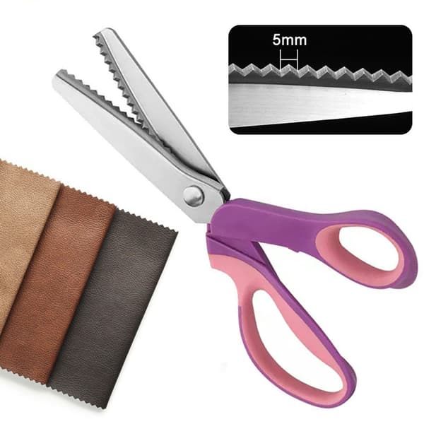 [KK] Stainless Steel Zigzag Pattern Scissors