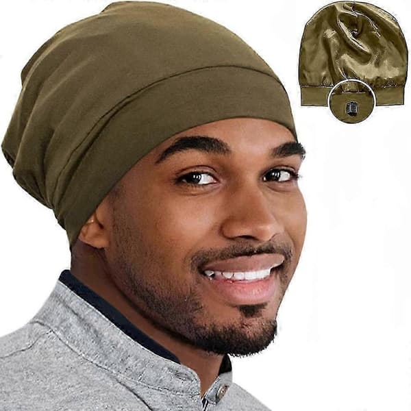 Silke Sateng Bonnet for Menn Sovehette Bonnet for Soving Bonnet fo