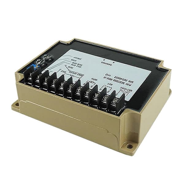 3037359 Generator Hastighetskontrollenhet Motorregulator for Genset Deler Generator Black Brown