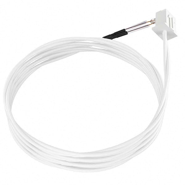 5 stk. NTC 100K glassperletermistor for 3D-skriver, 3950 Ohm temperatursensor med XH2.54-2P-kontakt White