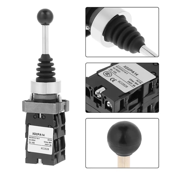 Joystick Switch, 1st XD2PA14 4NO 4-läges låst spak Joystick Switch