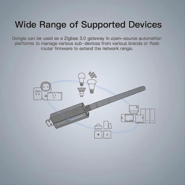 Zigbee 3.0 Usb Dongle Plus, Ti Cc2652p Koordinator, Universal Usb Zigbee Hub, Zigbee Gateway For Home Assistant Shlm G