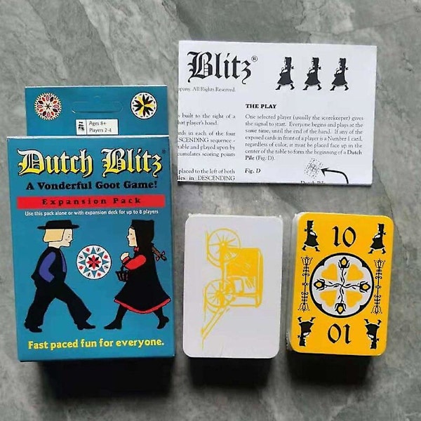 Dutch Blitz kortspel grundläggande expansionspaket Dutch Expansion