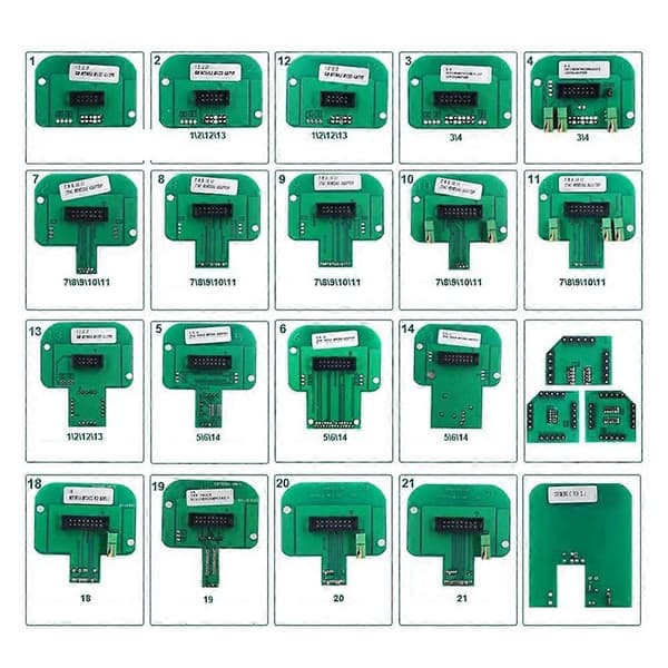 OBD 22 stk. BDM programmeringsadapter komplet sæt til KTAG KESS FGTECH BDM ECU programmering BDM100 probeadaptere