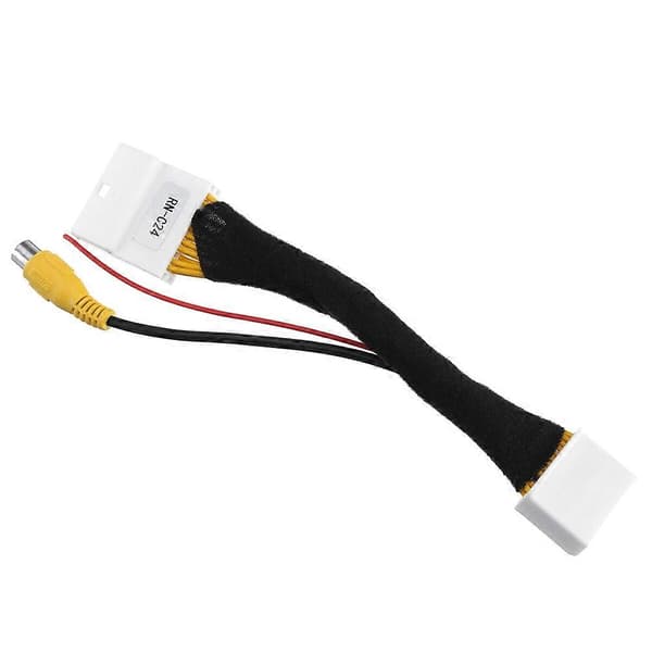 Bil 24Pin Video Input Switch Bakkamera RCA Adapterkabel til Renault Stepway Vivaro Dac